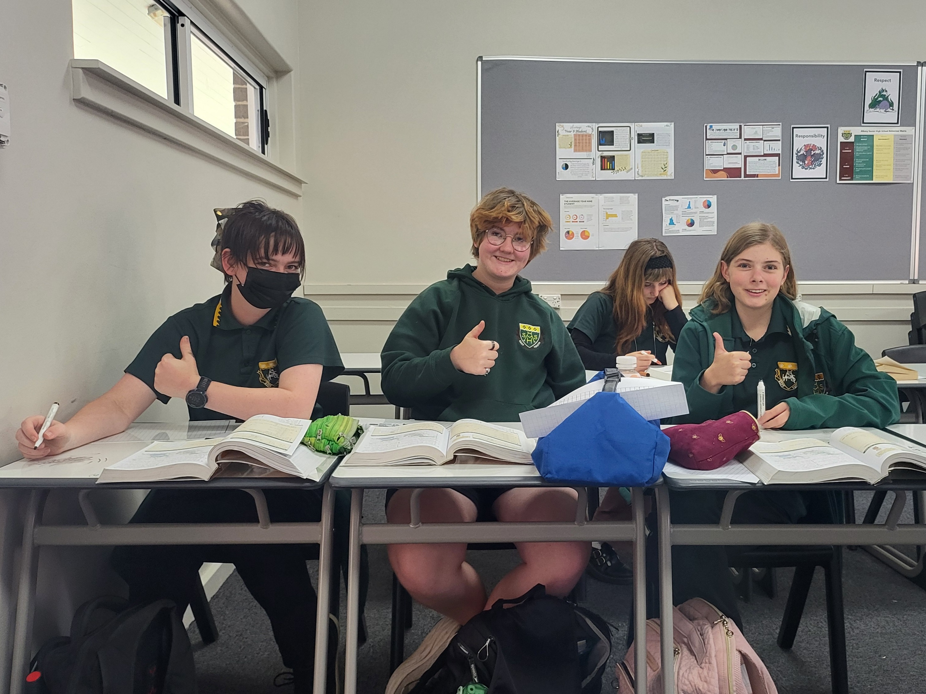Year 7 to 10 students at Albany Senior High School
